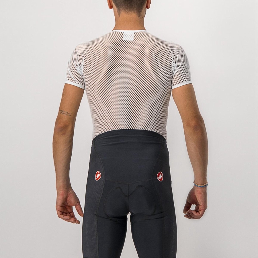 Castelli CORE MESH 3 SS Miesten Base Layer Valkoinen | HXQN-40127