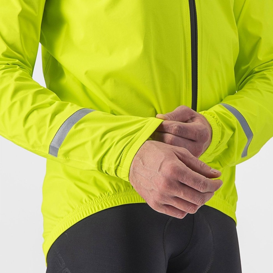 Castelli EMERGENCY 2 RAIN Miesten Suojaus Vaaleanvihreä | HYJQ-35802