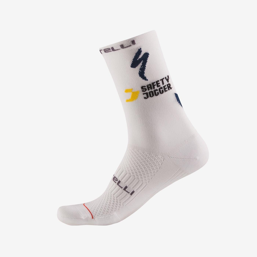 Castelli ROSSO CORSA PRO 15 Miesten Sukat Valkoinen | PUXN-76512